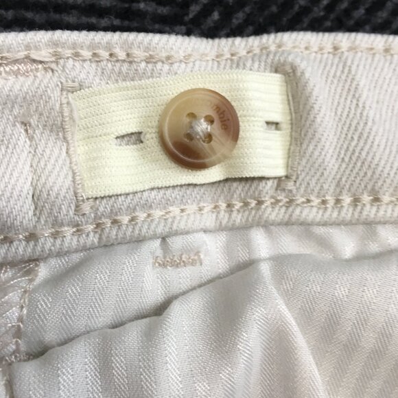 Abercrombie kid's girl's jeans size 9/10 white/cream - Picture 5 of 7